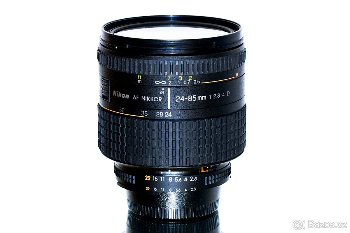 Nikon AF Nikkor 24-85mm 1:2,8-4 D + UV filtr TOP STAV - 3