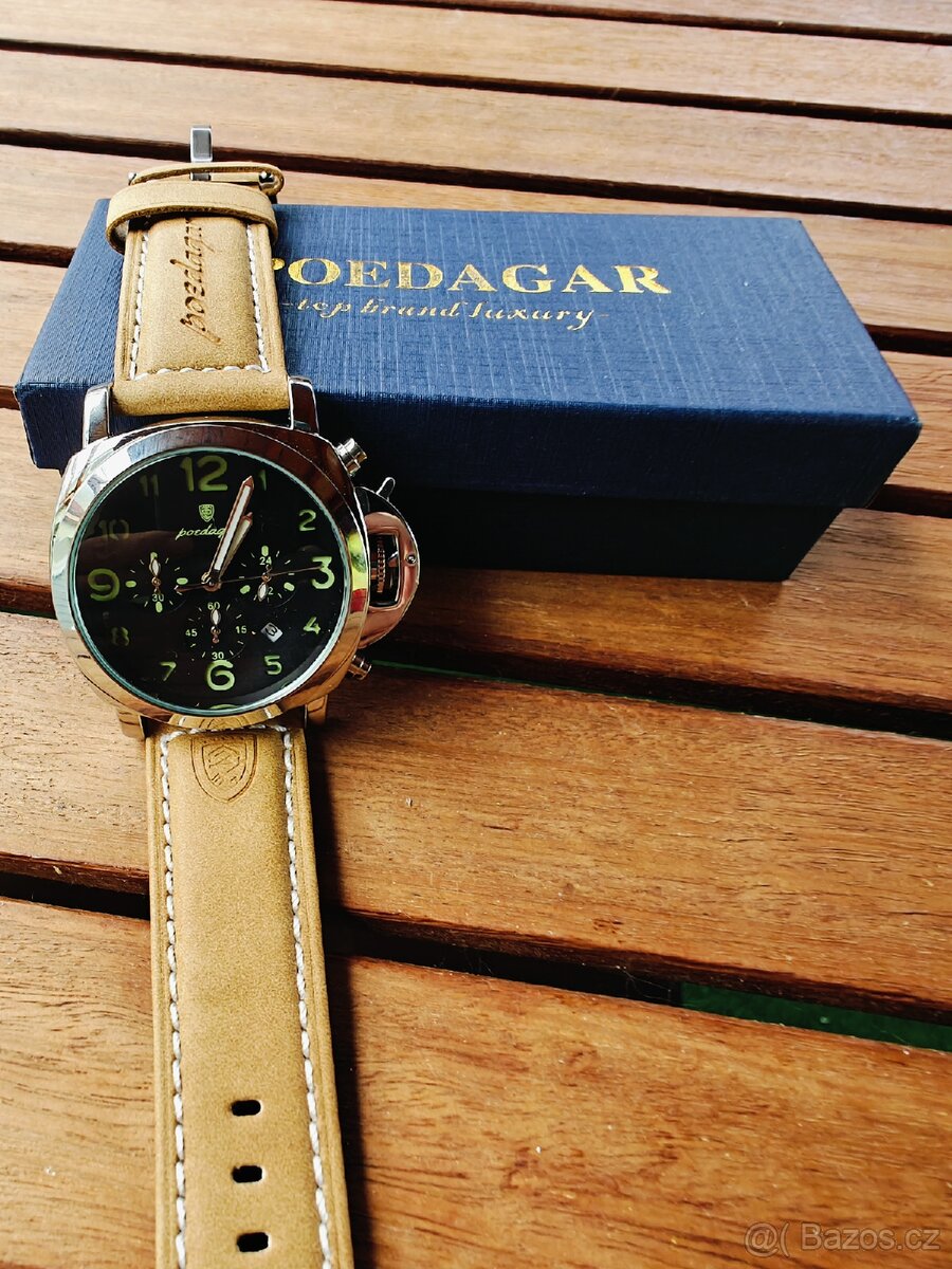 Nové pánské quartzové hodinky - chronograf - 3