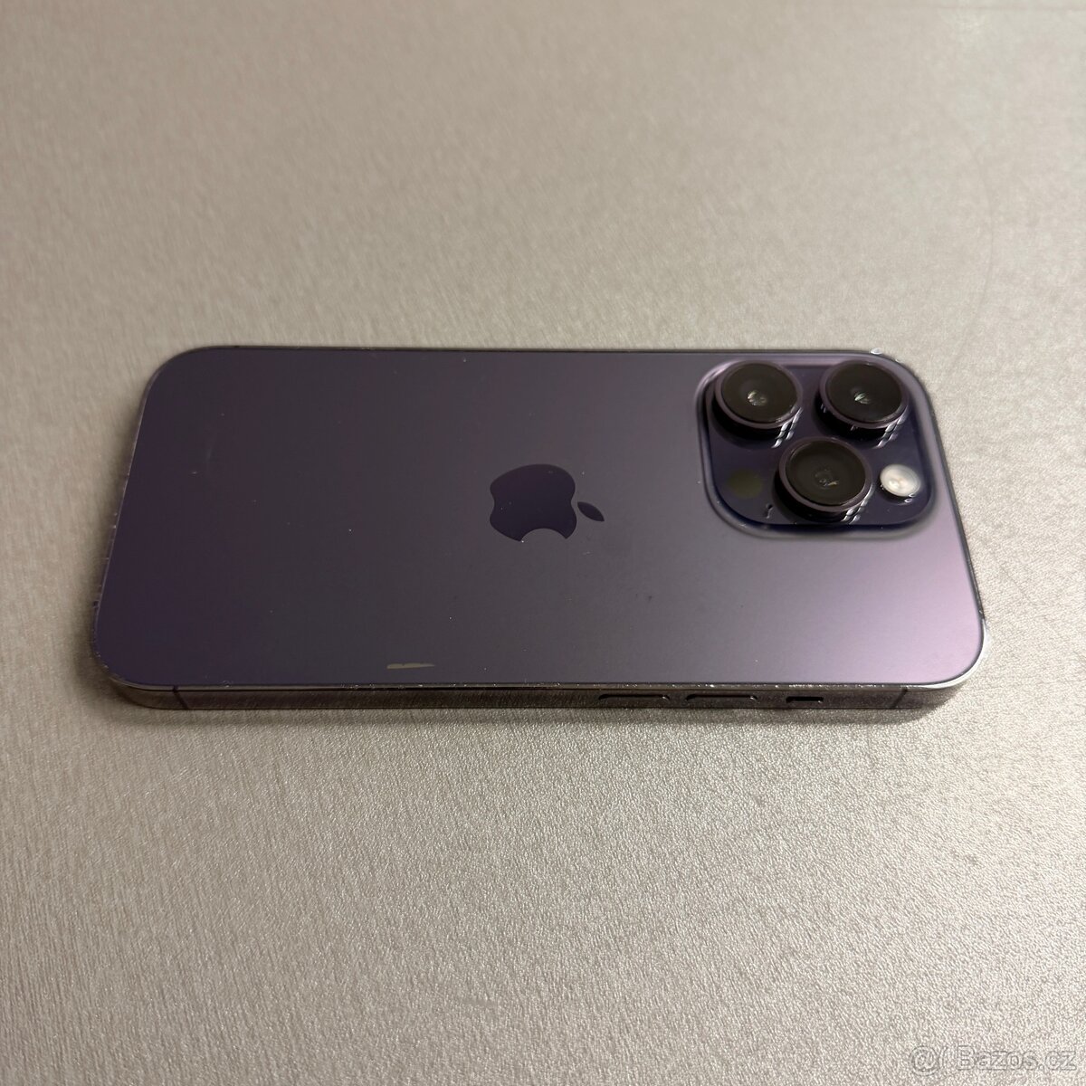iPhone 14 Pro 128GB deep purple, pěkný stav, rok záruka - 3
