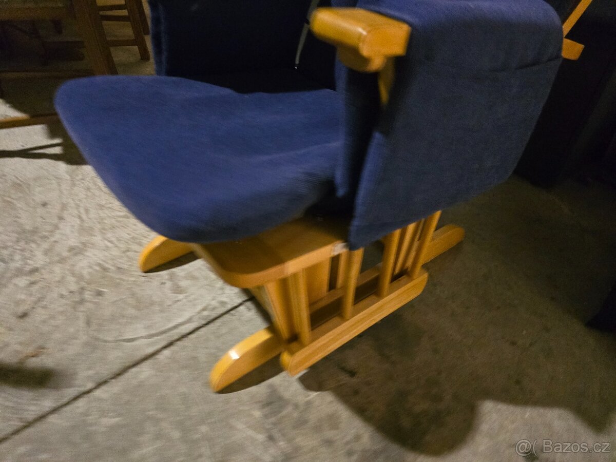 Křeslo Houpací 80x65 výška 44 cm - 3