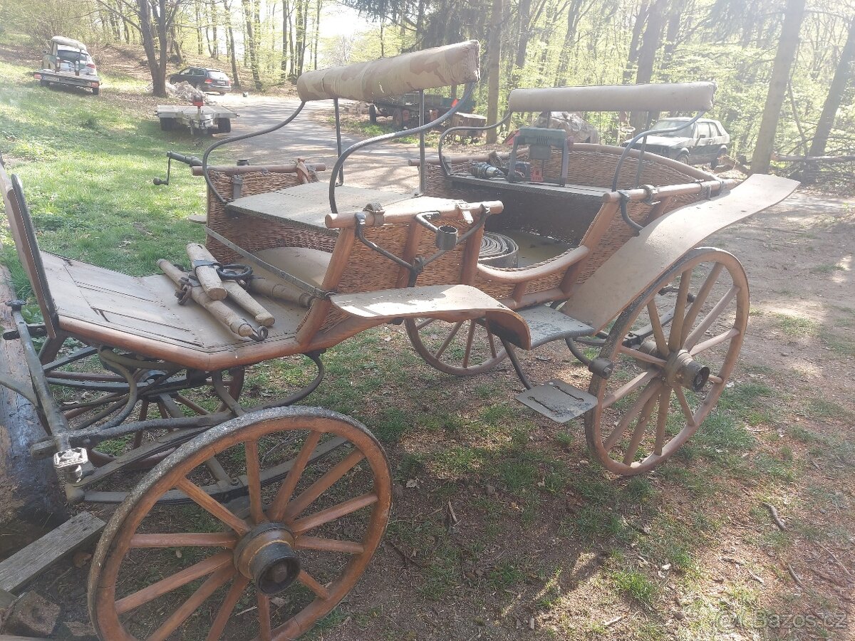 2x voz malé sánky+koč luxusný stav - 3