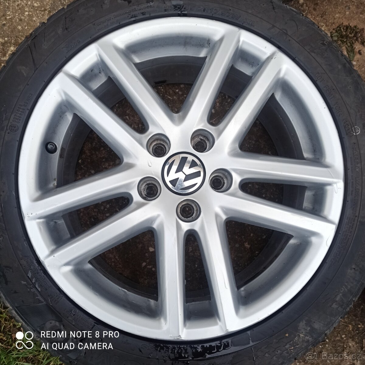 Orig.alu disky VW PASSAT B6,B7,EOS 17" - 3