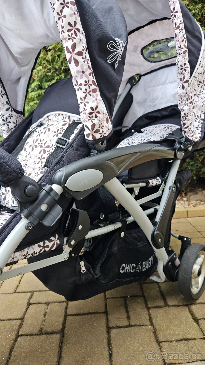Dvojkočárek chic 4 baby tandemový - 3