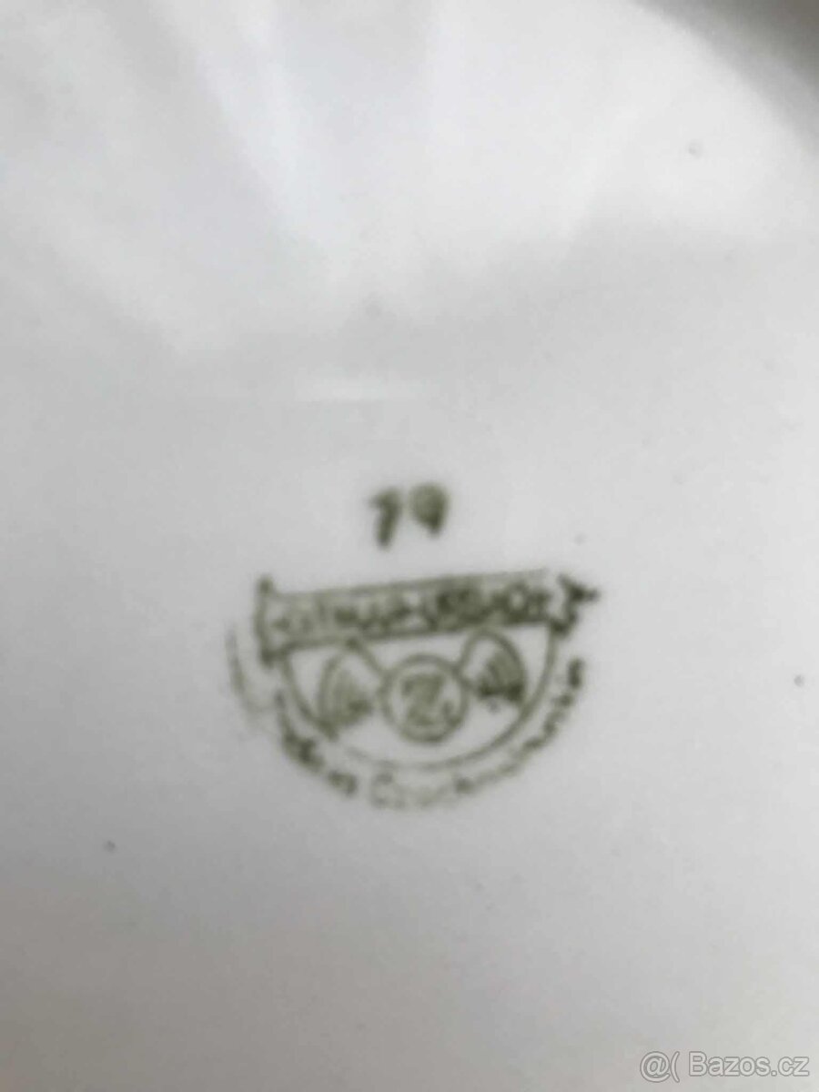 5 keramických dezertních talířů - 3