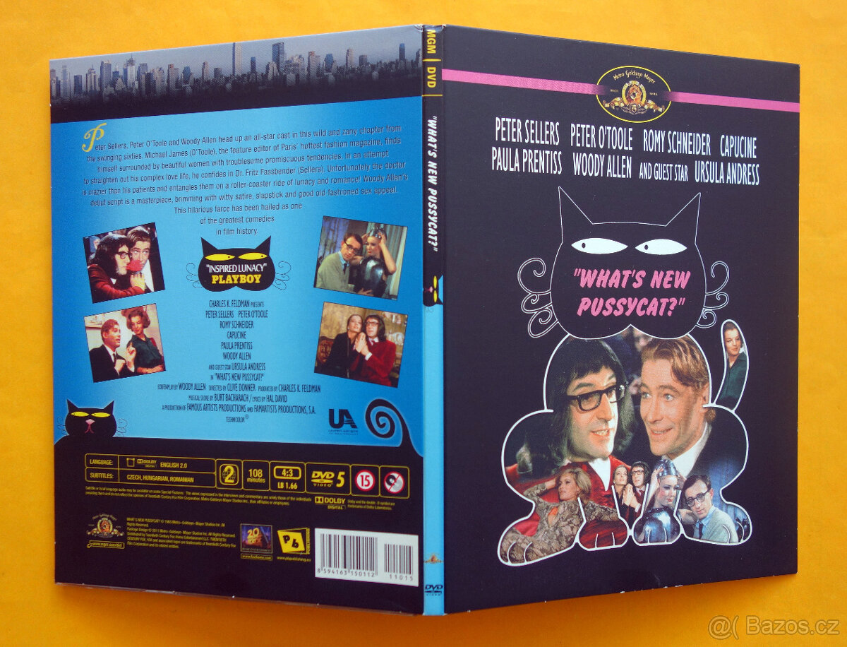 DVD Co je nového, kočičko?/ 100% stav / Respekt 20x W. Allen - 3