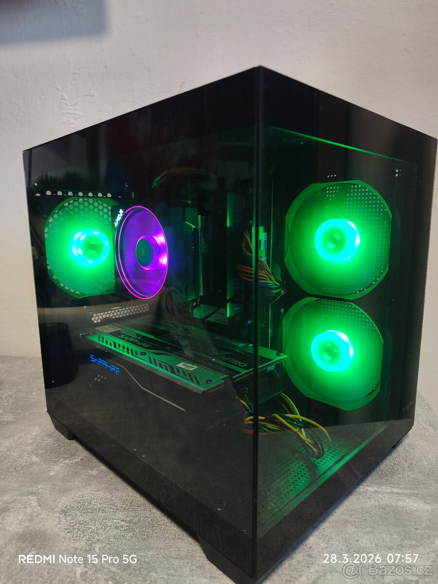 Herní PC – AMD Ryzen 5 5600G / RX 480 8GB / SSD + HDD - 3