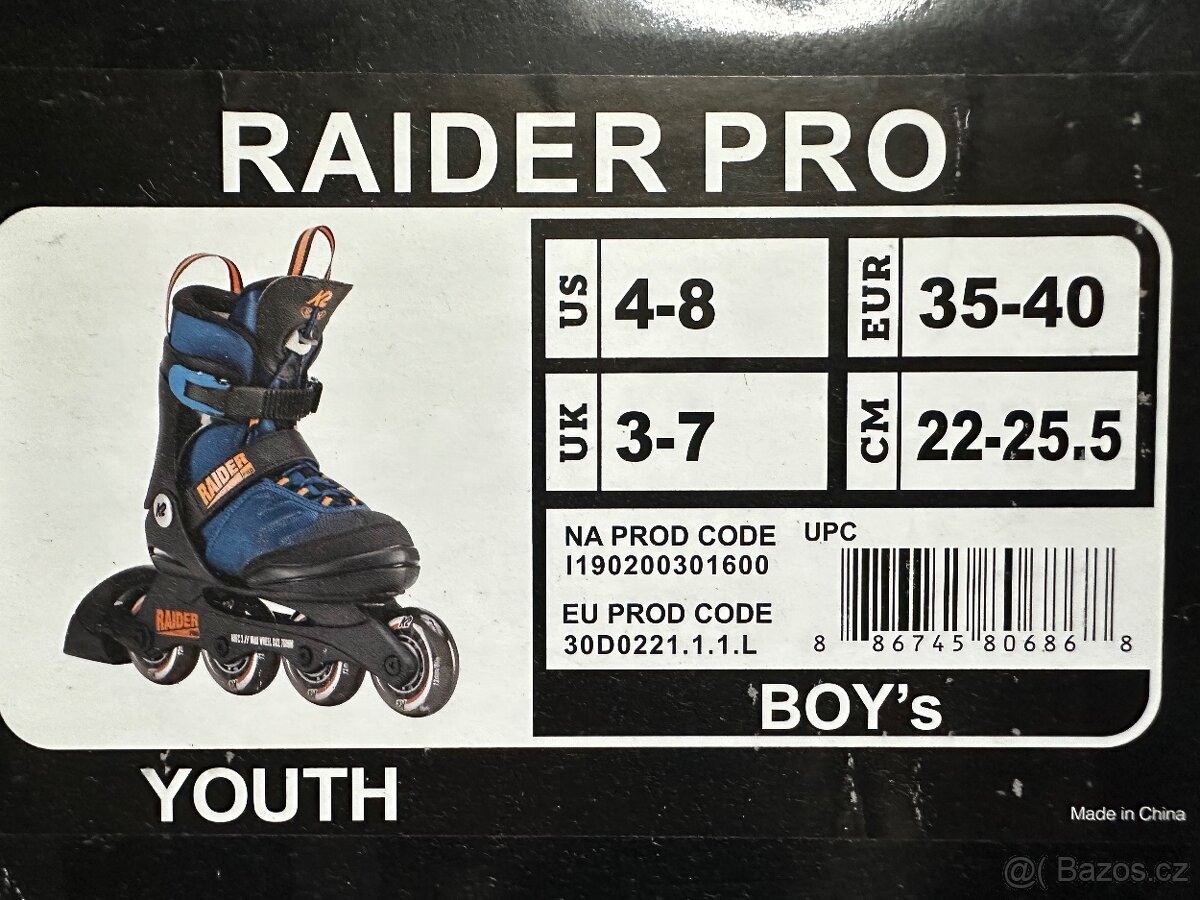 Kolečkové in-line brusle K2 - 3