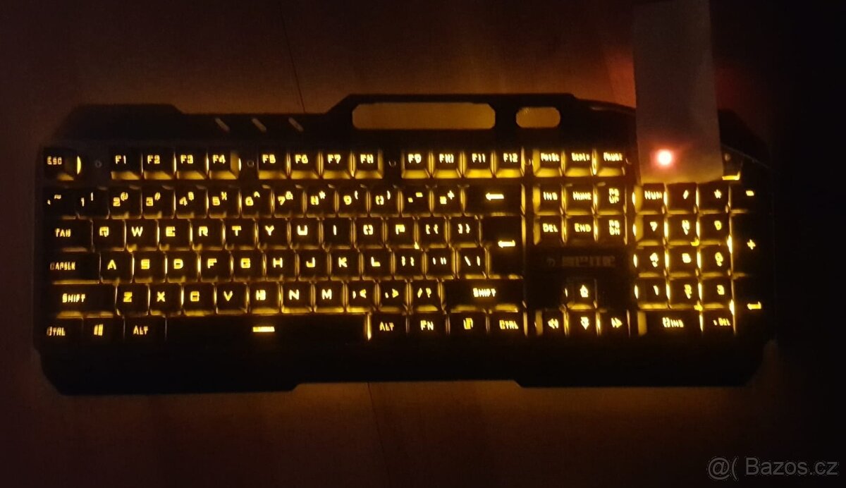 Klávesnice kovová, herní, podsvícená - 3