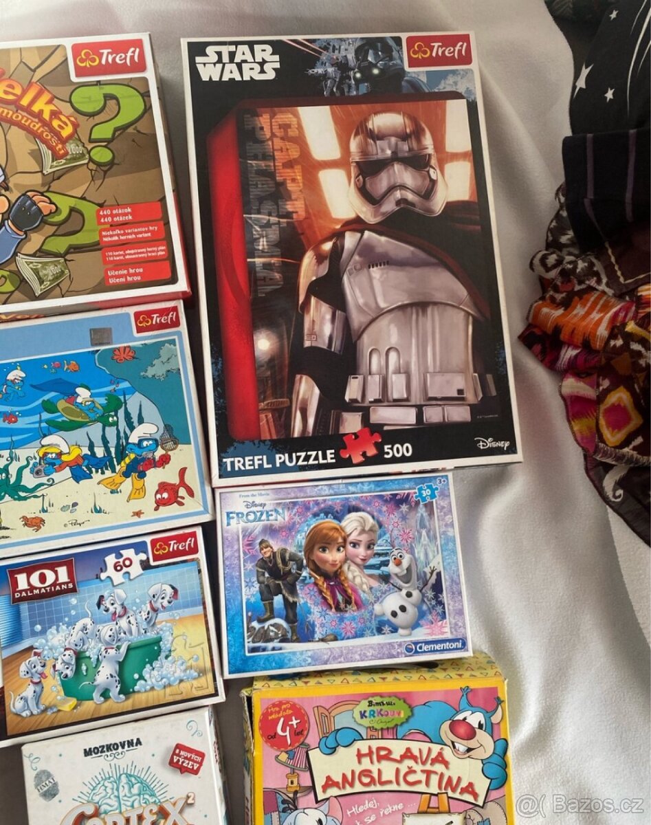 velký set deskových her a puzzle pro děti - 3