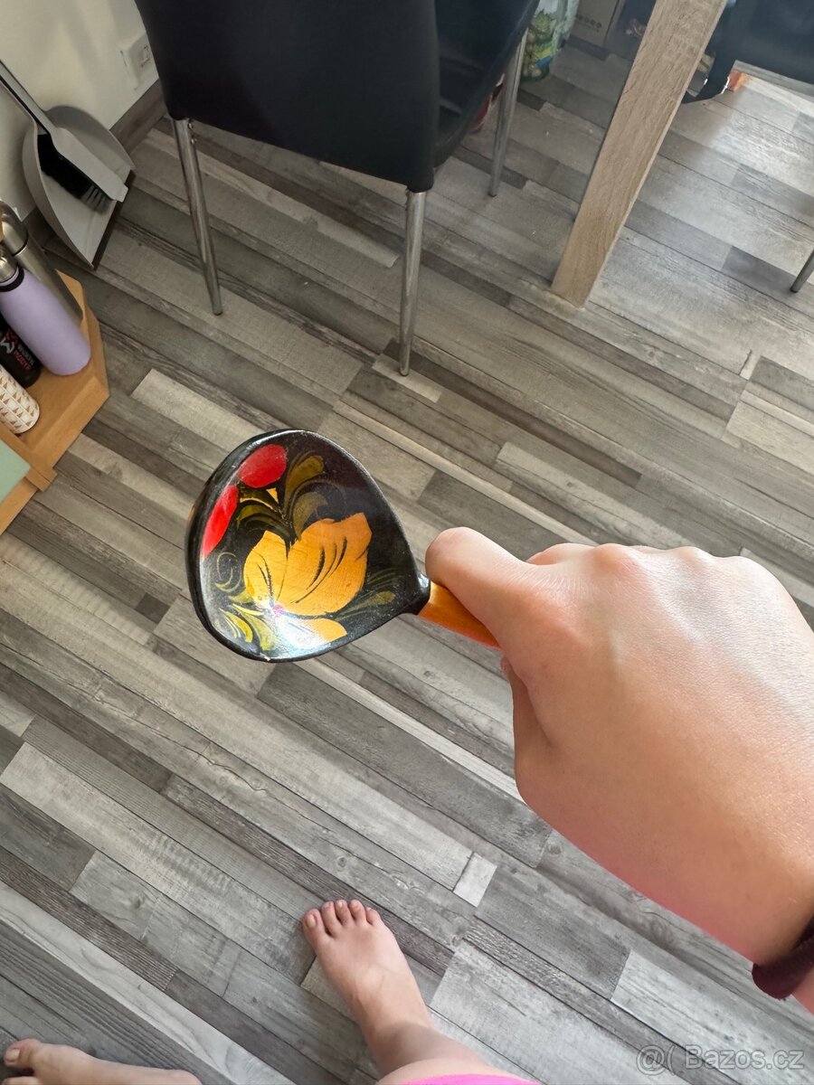 Dekorativni dřevěná lžíce - 3