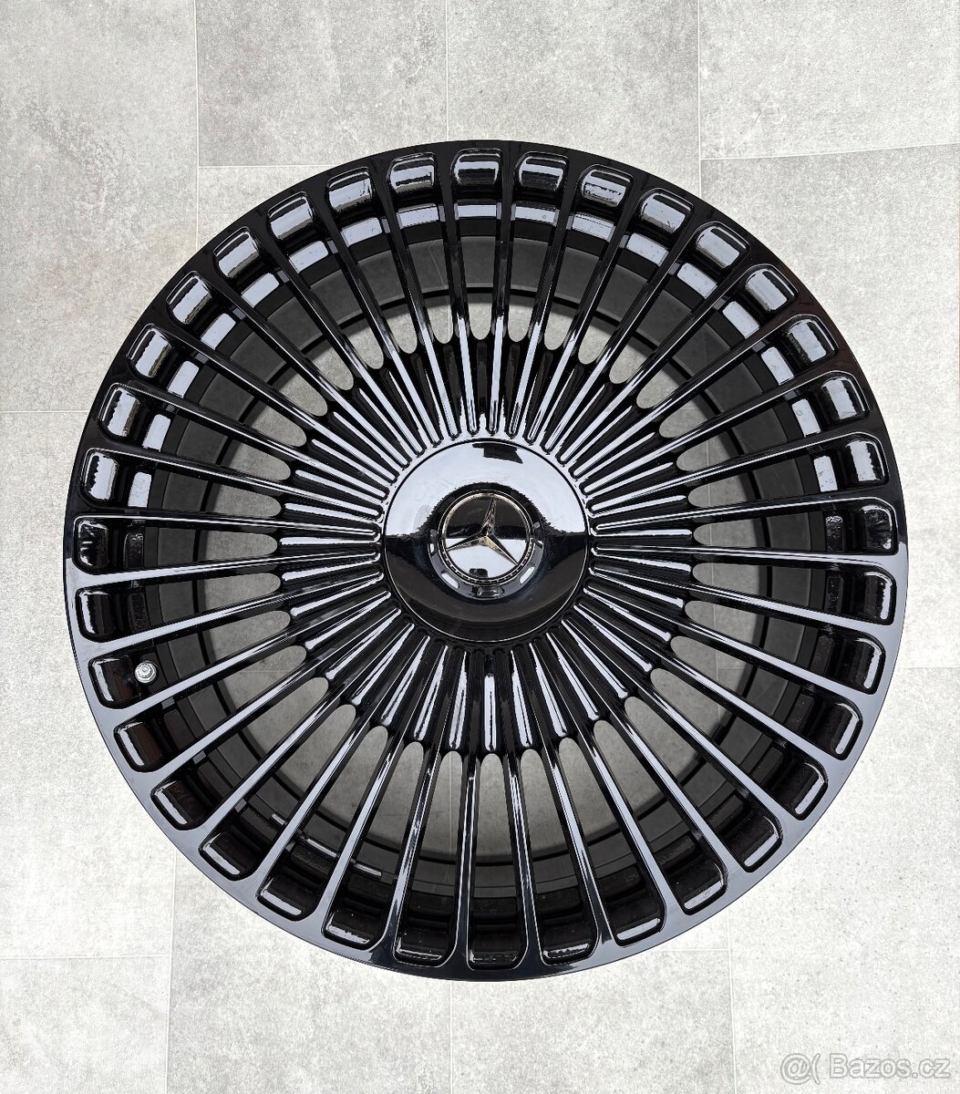 R21 21” Sl63 Maybach Kola Alu Mercedes R21 Černý Lesk - [24. - 3
