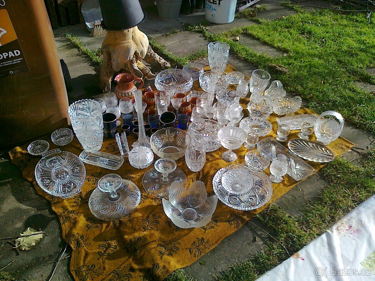 Broušené sklo + keramika - 3