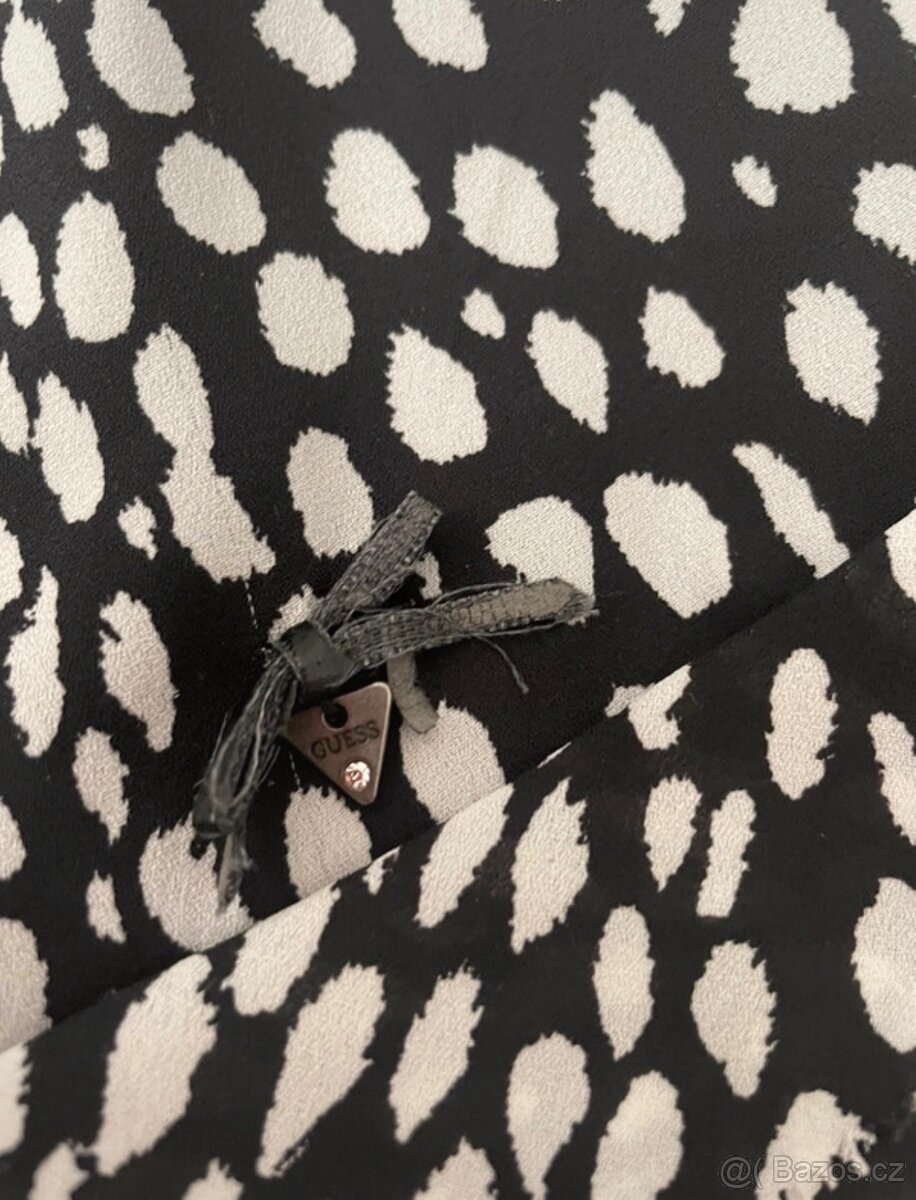 Černobílé Šaty Guess, vel.S - 3