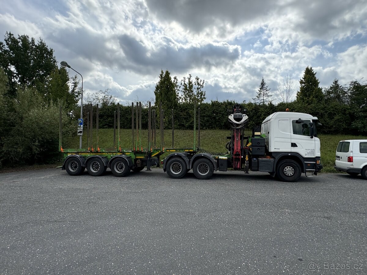 Lesovuz , Scania 6x4 , hydraulicka ruka epsilon - 3