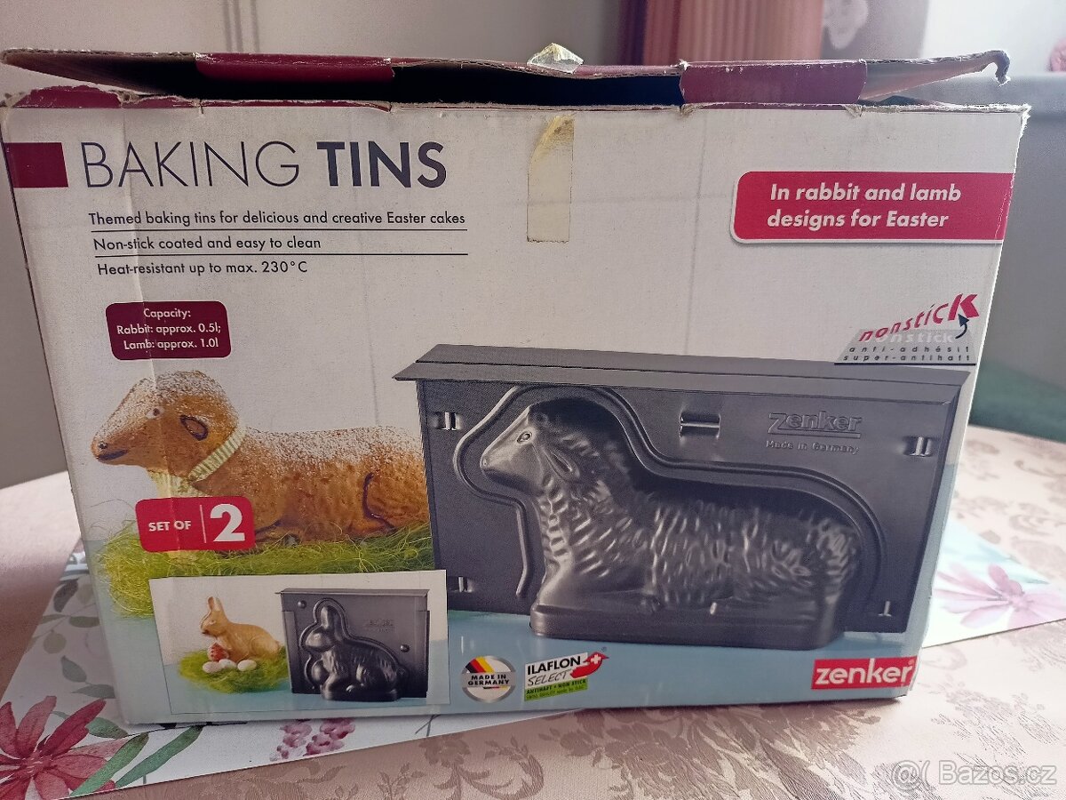 Forma na pečení beránek + zajíc - 3