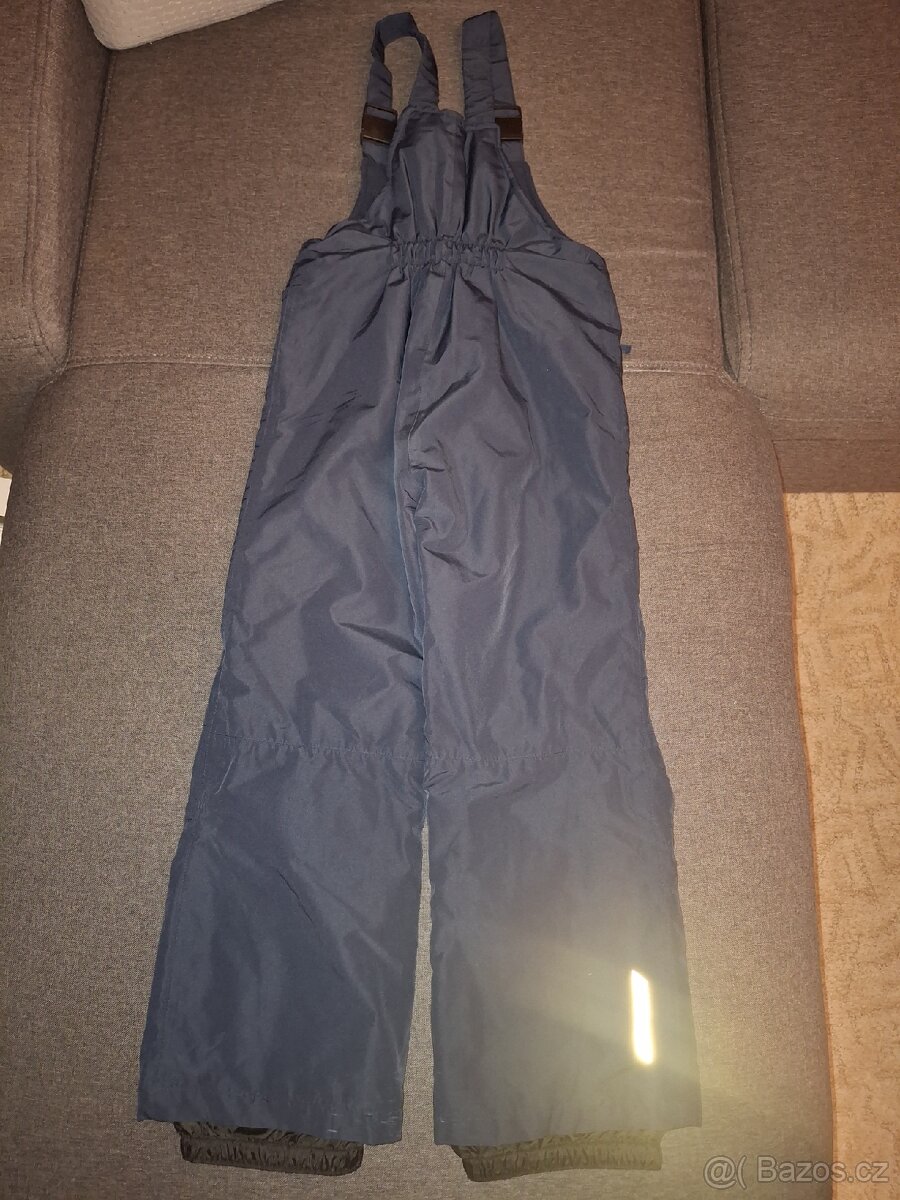 Lyžařské kalhoty 122/128 modré - 3