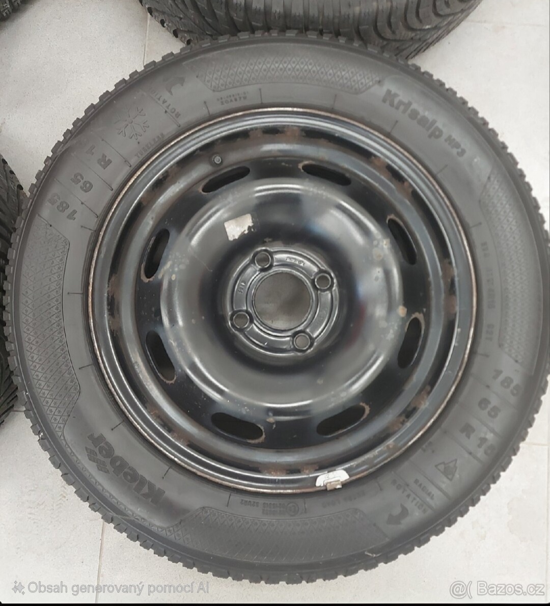 ZIMNÍ SADA - CITROËN - PEUGEOT- Kleber 185/65 R15 4x108 - 3