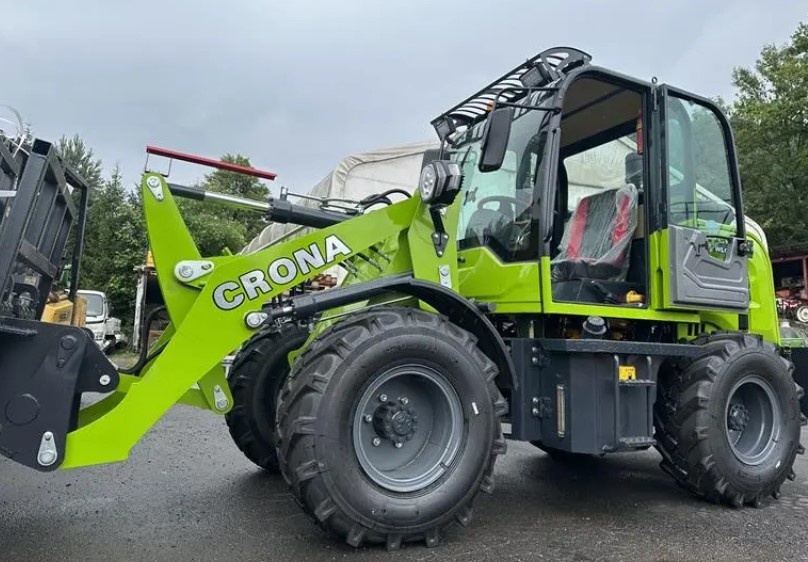 kloubový Nakladač zelený 08-10, kolový nakladač 1000 kg - 3