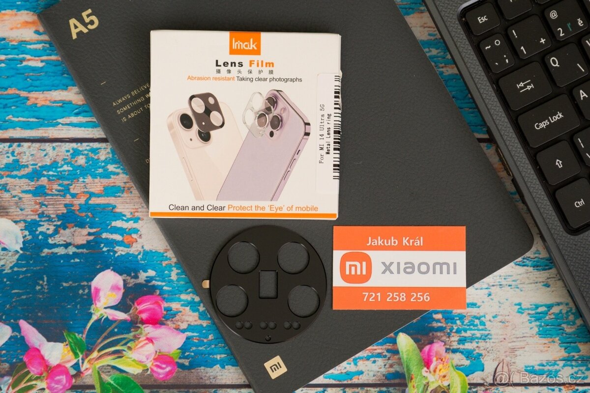 Kovová krytka na zadní fotoaparát Xiaomi, Redmi, Poco - 3