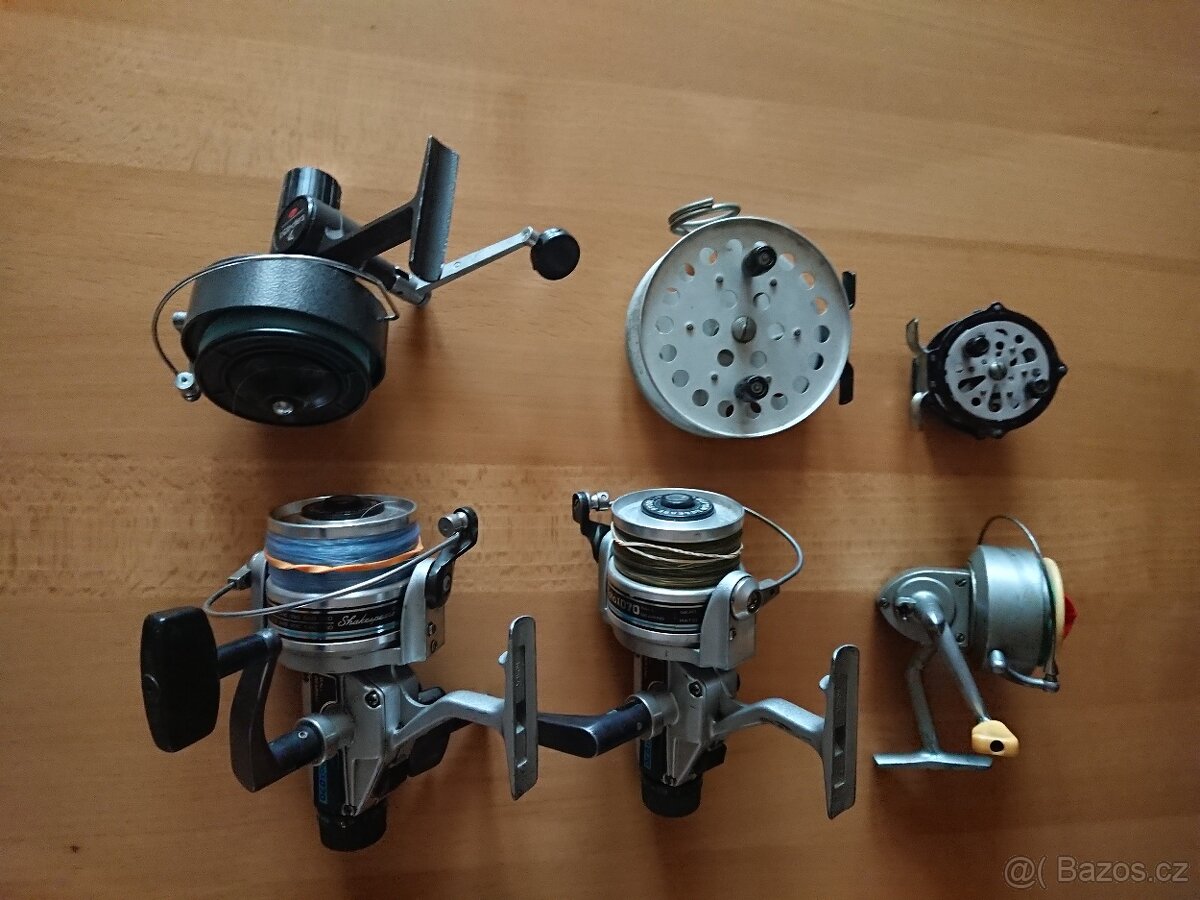 Prodám retro navijáky a prut Tokoz Lipno - 3