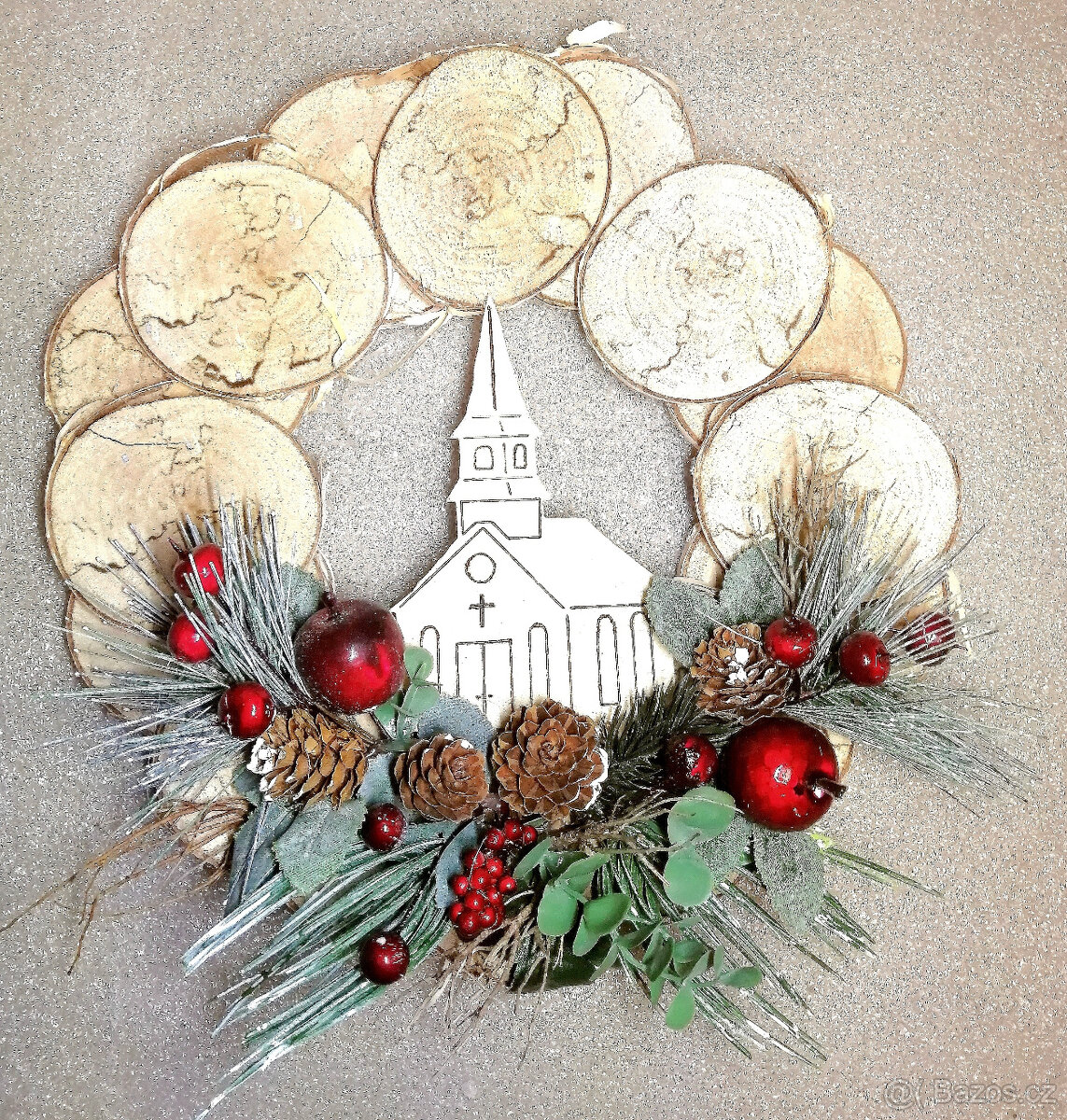 Vánoční dekorace na dveře - 3