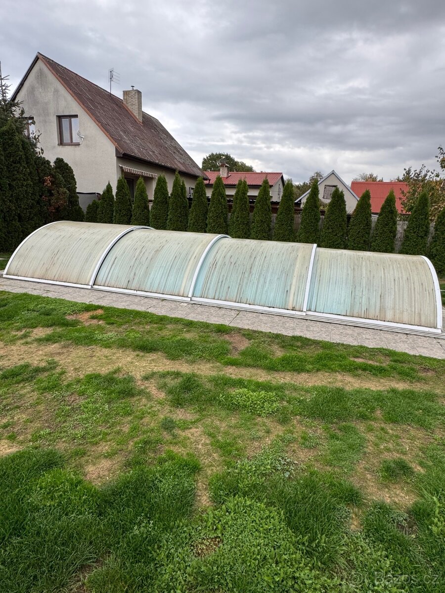 Zastřešení bazénu 3,5m x 790 cm, cena 15 tis Kč - 3