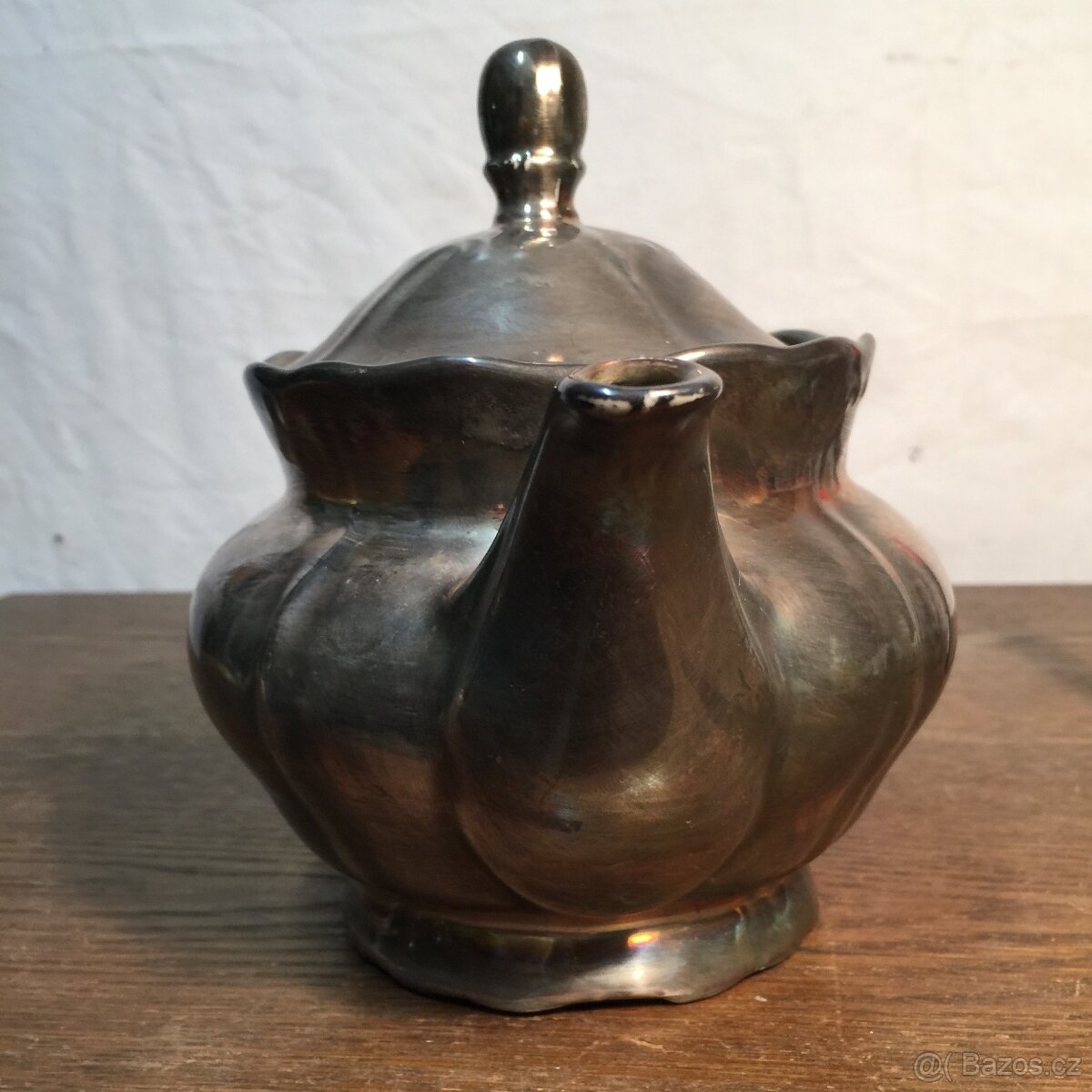 postříbřená konvice na čaj US. Silber Zone Bavaria... - 3