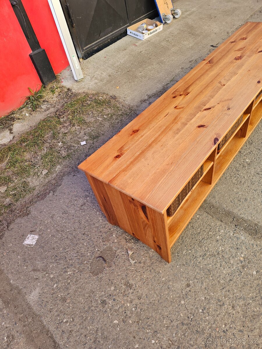 TV STOLEK- BOTNÍK- LAVICE IKEA LEKSVIK - 3