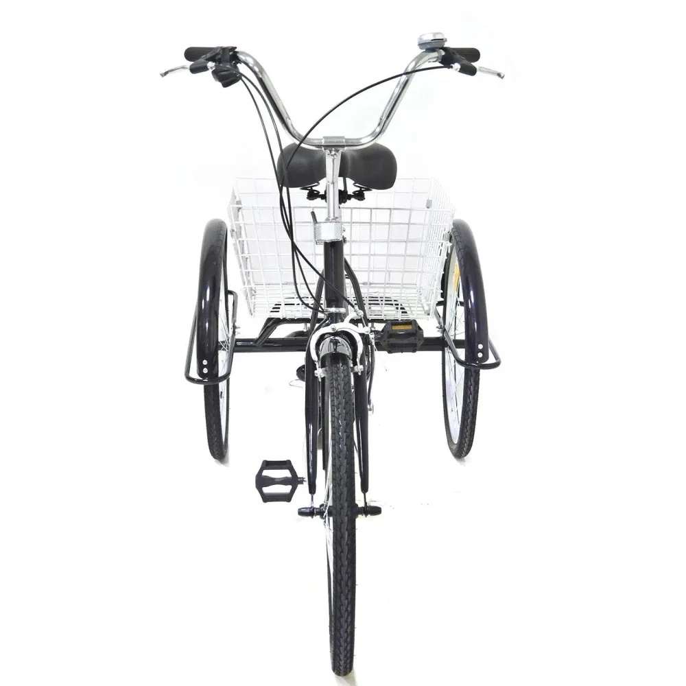 Tříkolka pro dospělé 24" s košíkem – 8 rychlost - 3