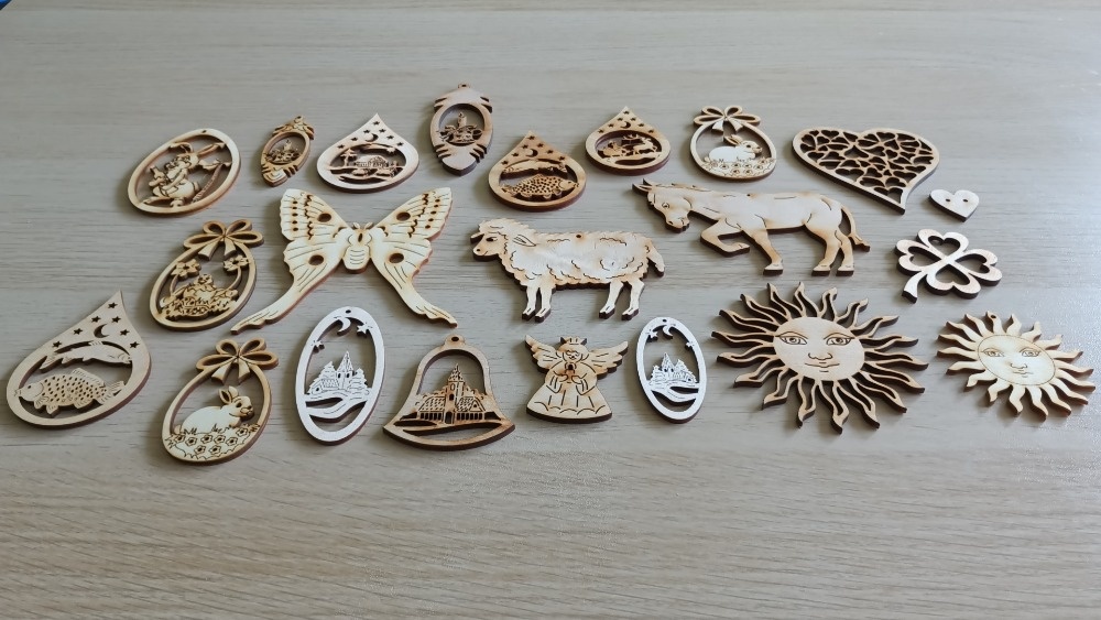 Dřevěné ozdoby - nové - 3