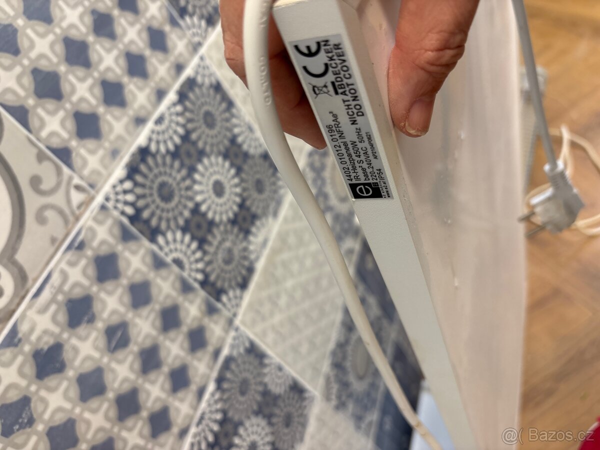 Bílý infrapanel 50 X 90 cm - 3