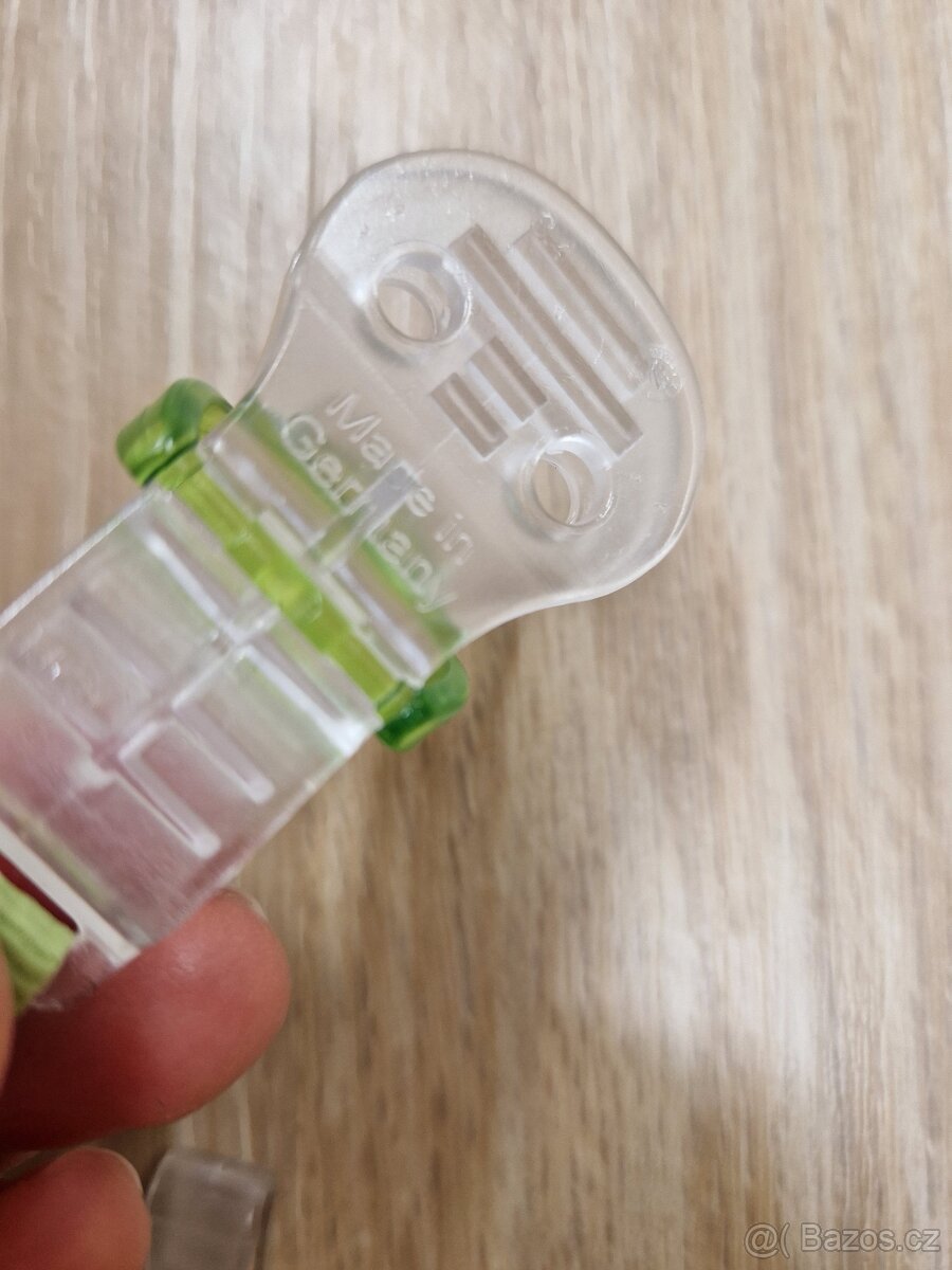 Avent, klip na dudlík- zelinkavý - 3