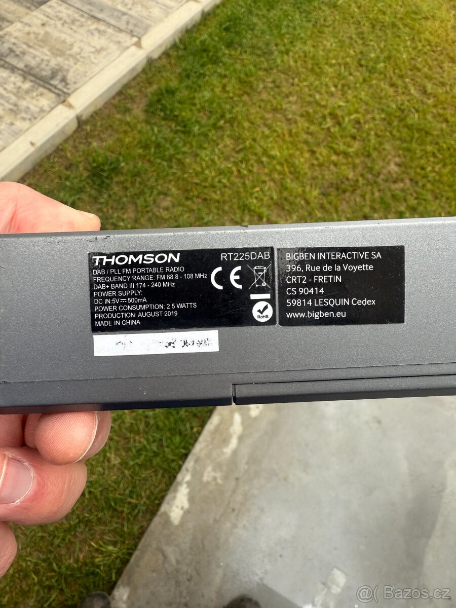 Radiopřijímač DAB+ Thomson RT225DAB - 3