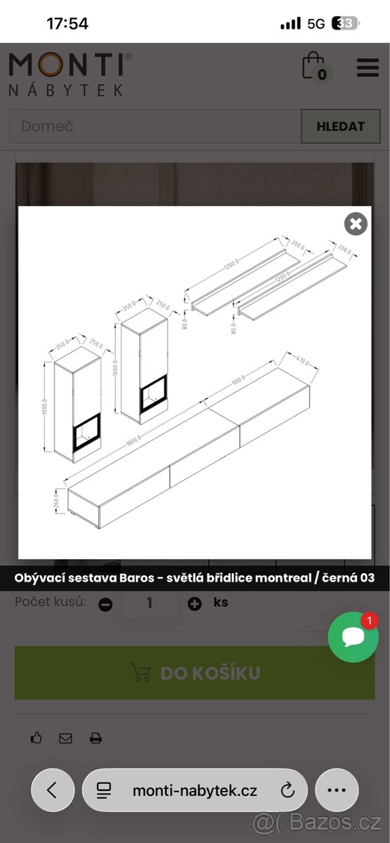 Obývací stěna - 3