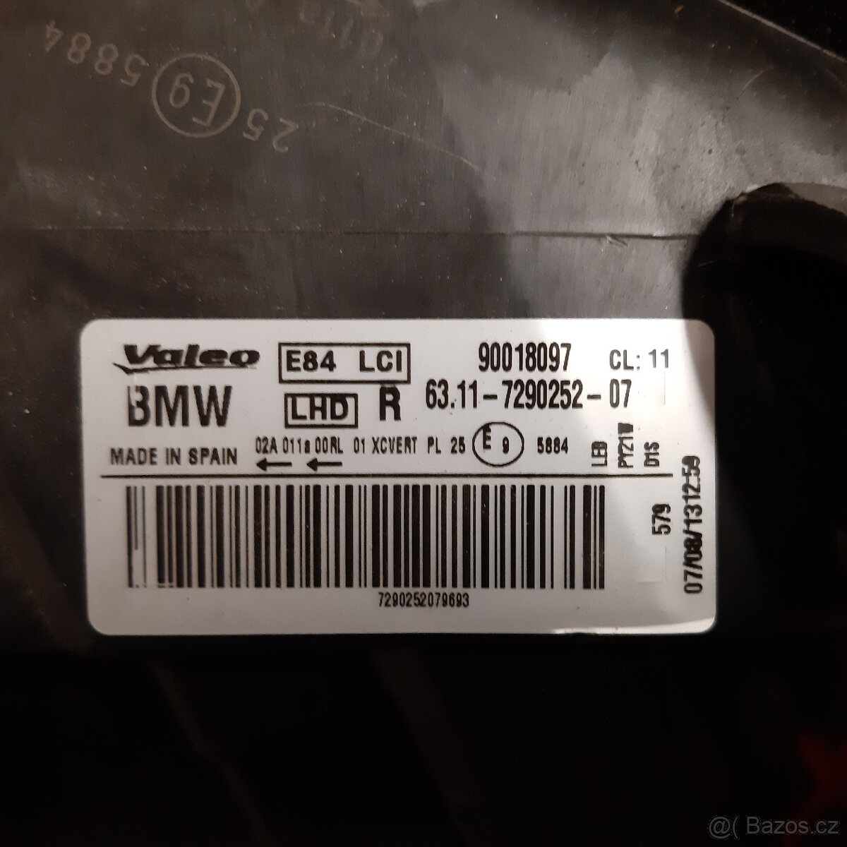 BMW X1 E84 LCi xenon adaptive pravý 63117290252 - 3