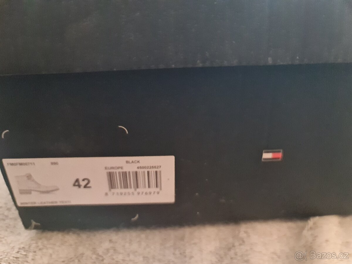 Panske luxusní kožené boty Tommy Hilfiger - 3