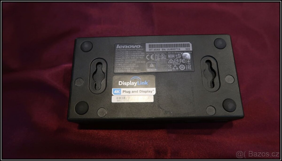 Dokovací stanice Lenovo ThinkPad USB 3.0 Ultra Dock DK1523 4 - 3