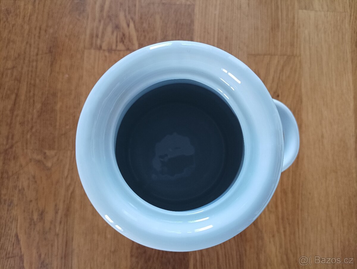 VINTAGE PORCELÁNOVÁ DÓZA NA OKURKY SOLOGNOTE FRANCIE - 3