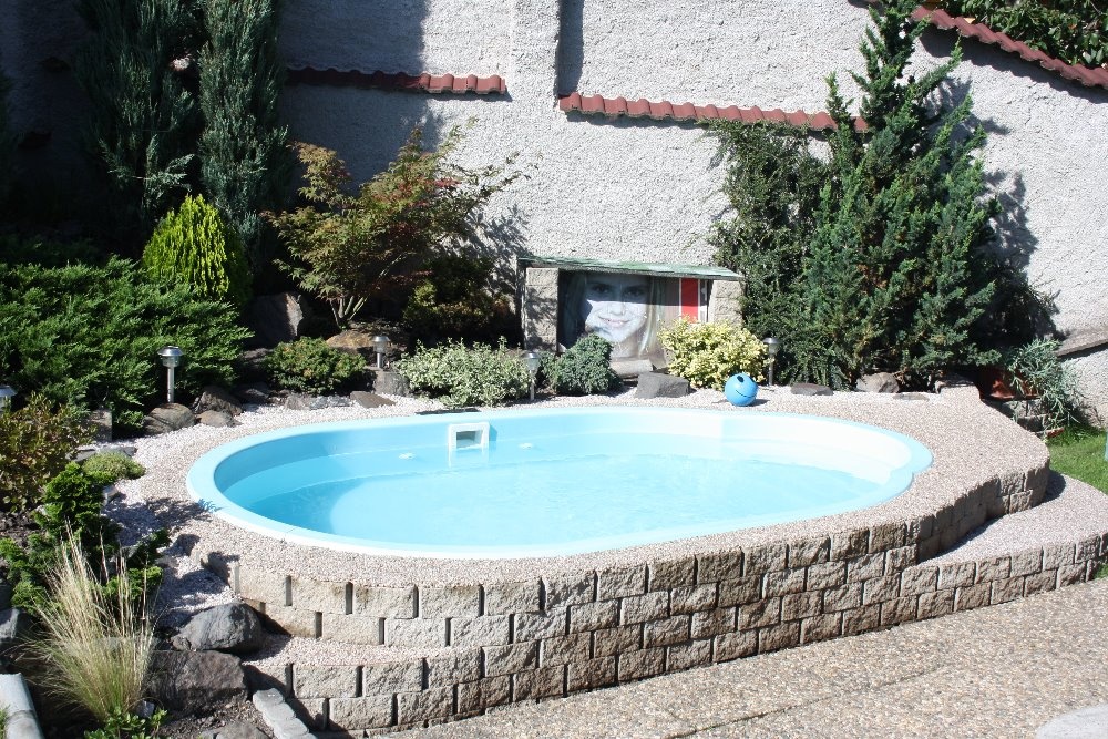 Bazén sklolaminát - 3,6m x 2,1m x 1,0 m - 3