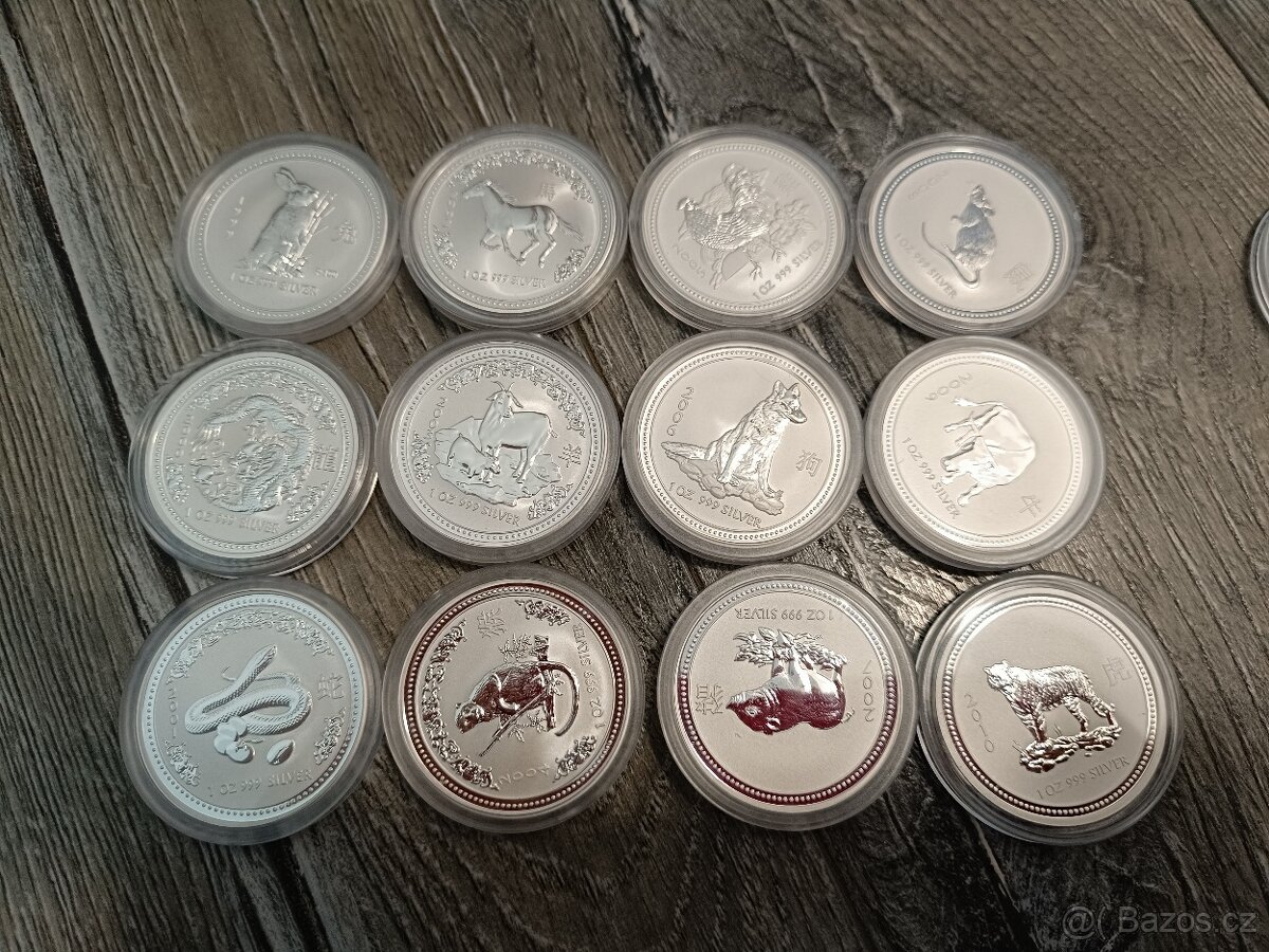 Lunární série I, Austrálie 2008–2019. 1oz. 300.000 ks - 3