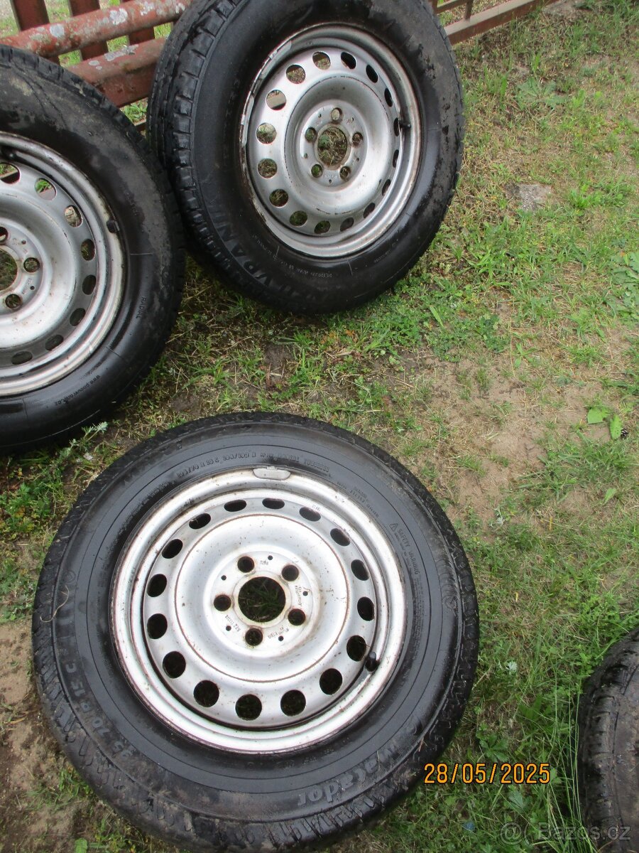 Rafky 5x118 R15 Pneu 195/70 R15 C Letn - 3