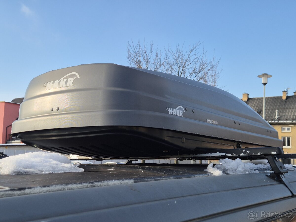Střešní box Hakr magic 400 šedý - 3