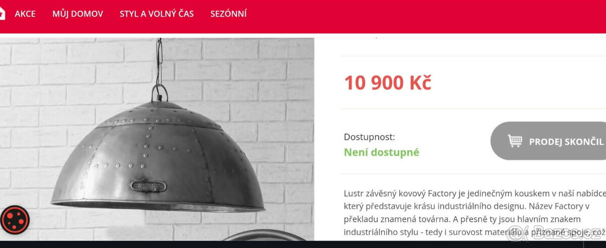 Lustr závěsný kovový Factory, 60 cm, stříbrná - 3