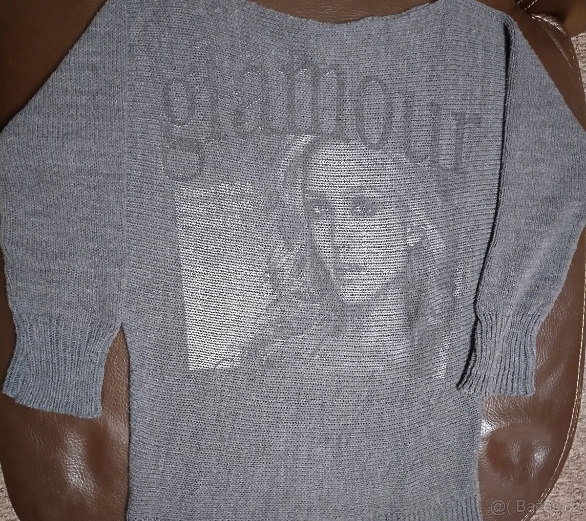 Dámské šedivé svetry vel. M - 3