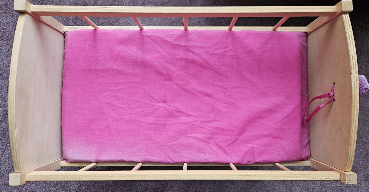 Dětská palanda, dvoupatrová postýlka pro panenky - 3