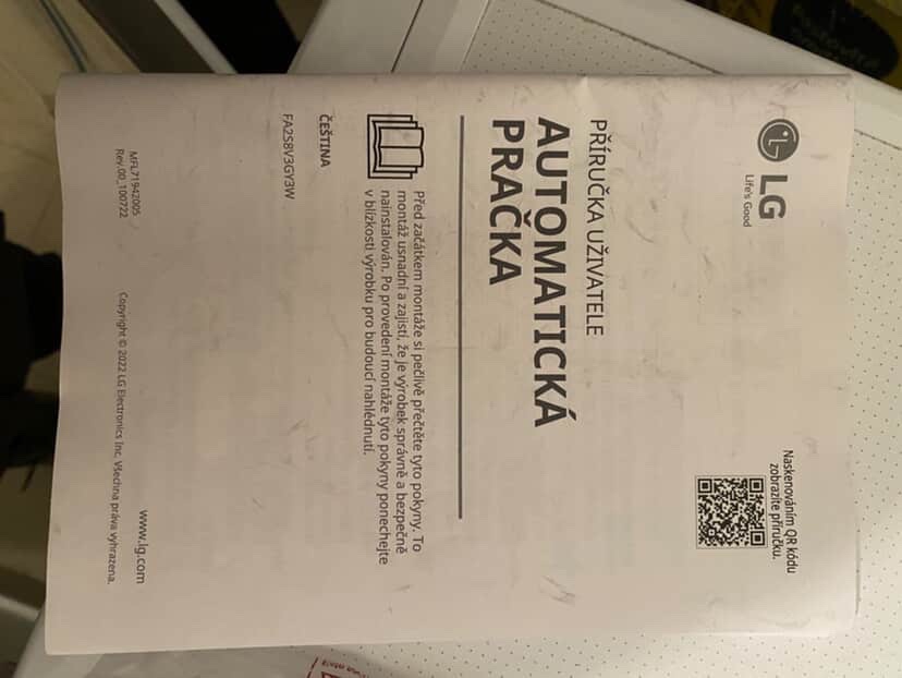 Pračka LG FA2S8V3GY3W - 3