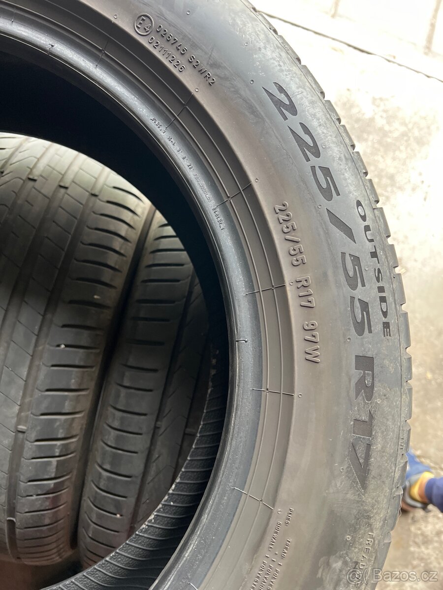 4x letni pneu Pirelli 225/55/17 - 3