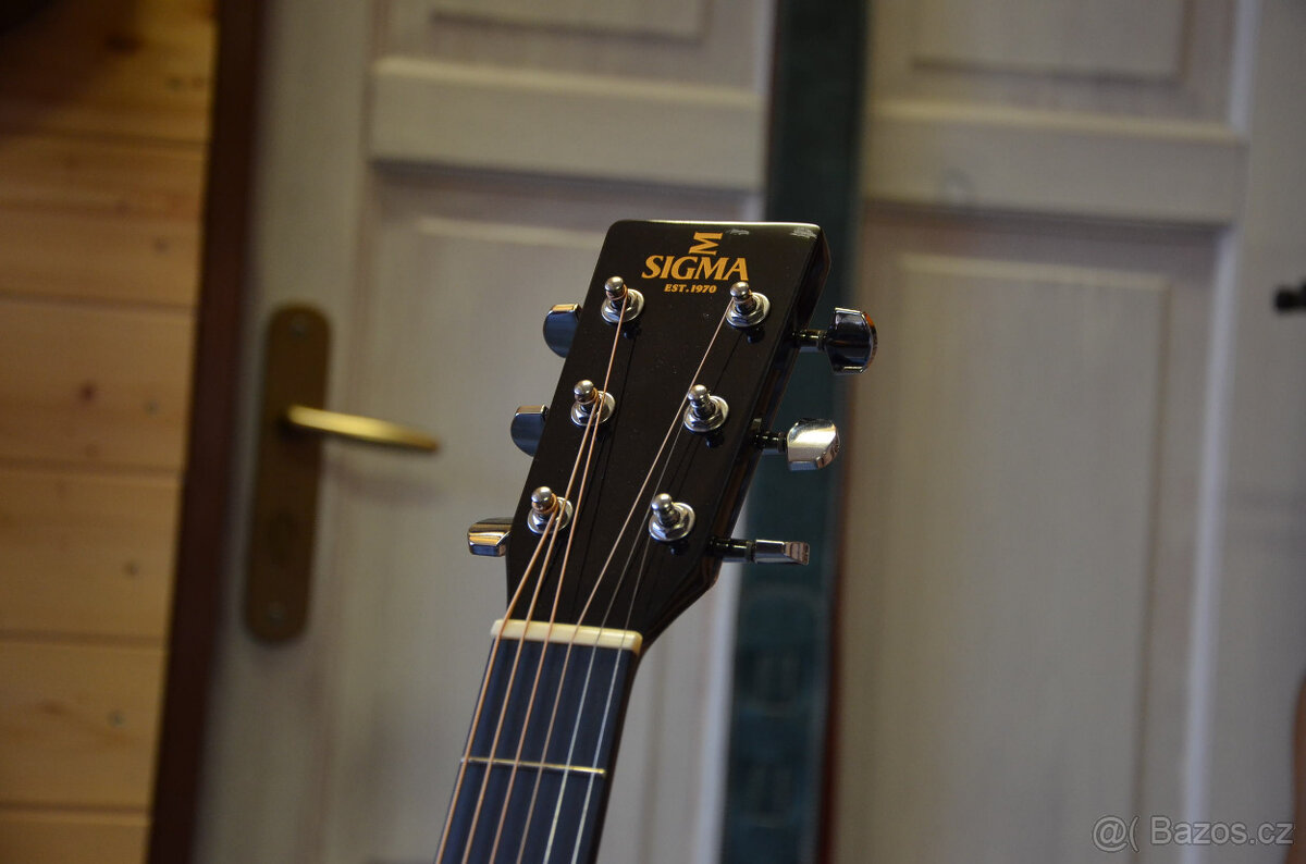 KYTARA ELEKTROAKUSTICKÁ 6 STRUNNÁ Sigma Guitars DMC-1EBKPPP - 3