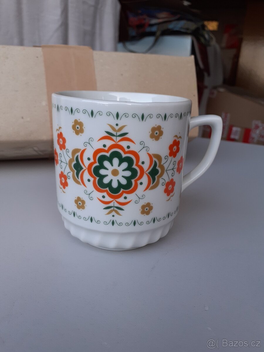 Retro hrnky sada 6 ks - 3