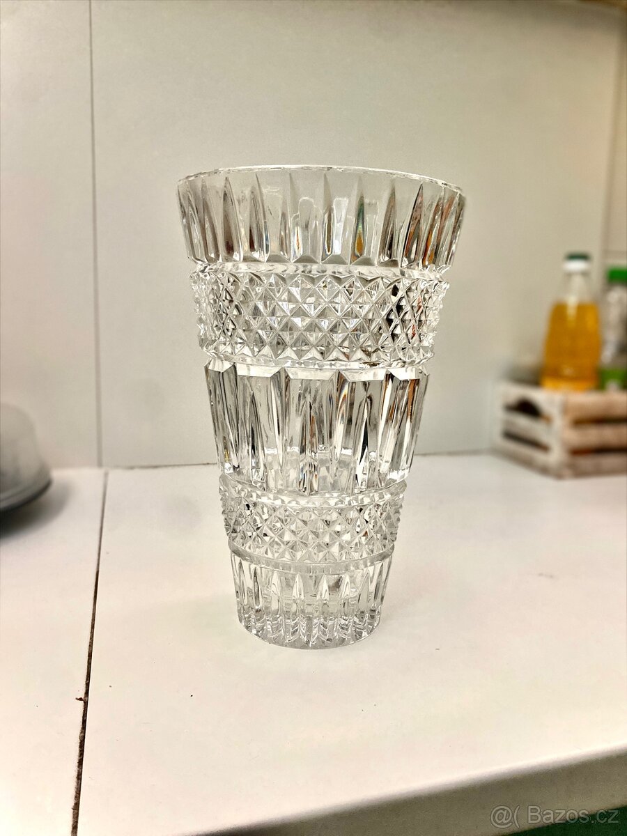 Váza broušené sklo - 3